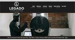 Desktop Screenshot of legadocoffee.com